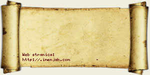 Laza Jazački vizit kartica